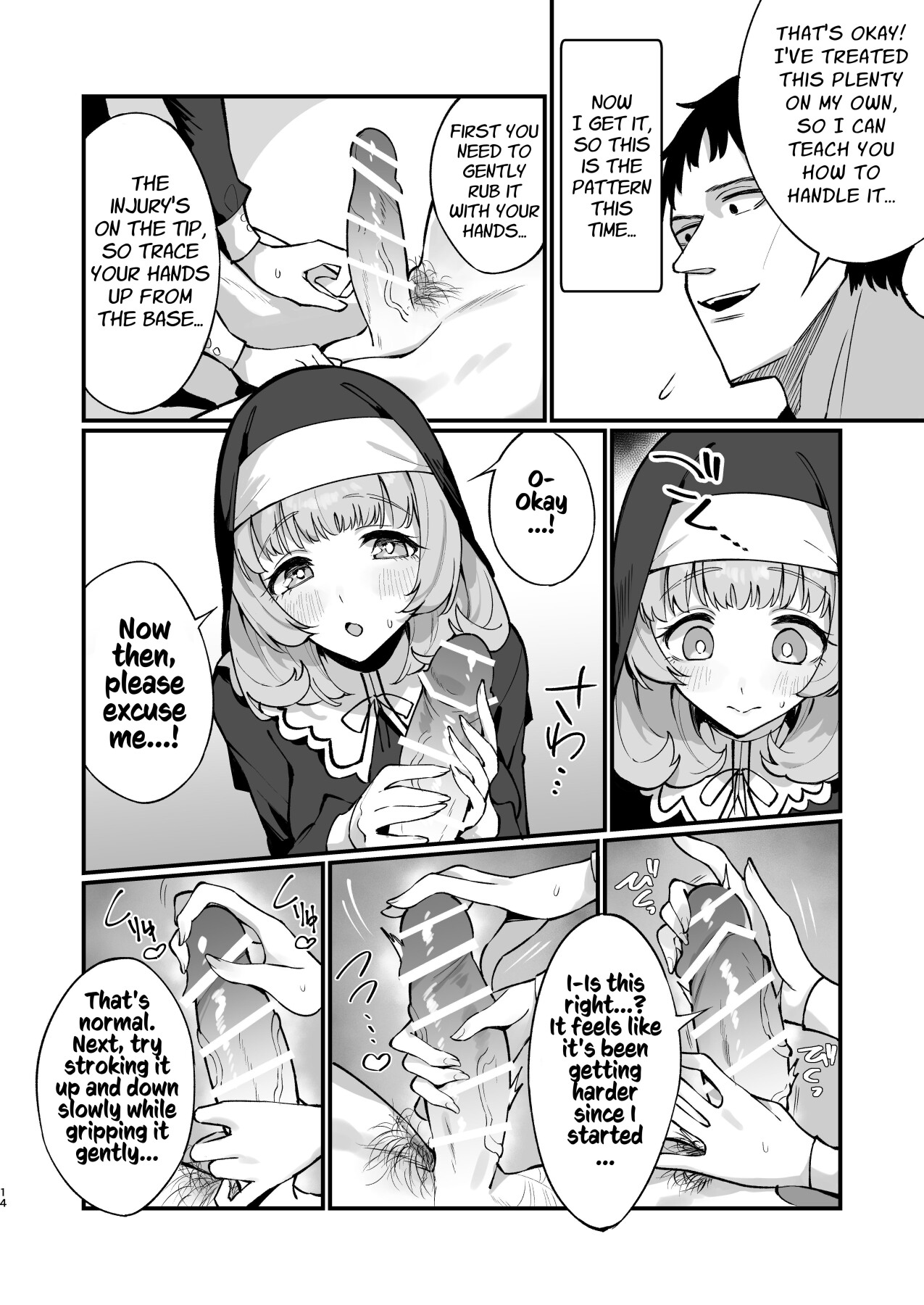 Hentai Manga Comic-A Sister's Absolute Defeat: Until an Innocent Nun Enters Heat and Indulges in Passionate Mating Sex-Read-13